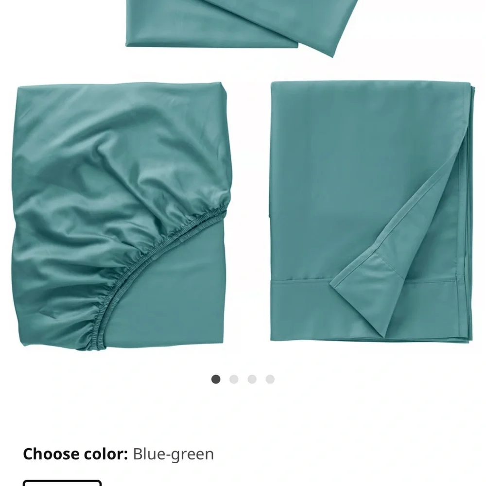 IKEA Teal Bedding Sheets Set